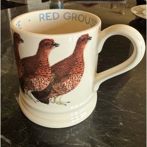 RARE Emma Bridgewater Game Bird early Red Grouse. Never used, 1st quality.